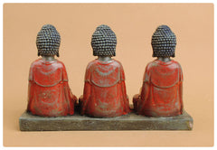 BUDDHA CANDLE HOLDER STATUE