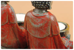 BUDDHA CANDLE HOLDER STATUE